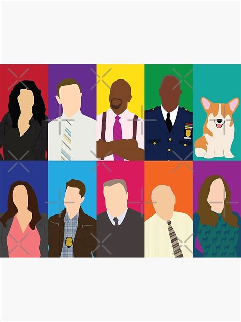 Brooklyn 99 Art Print For Sale By Ehaverstick Redbubble