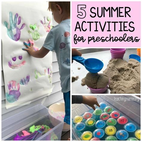 5 Summer Activities For Preschoolers Really Fun Ideas For Keeping
