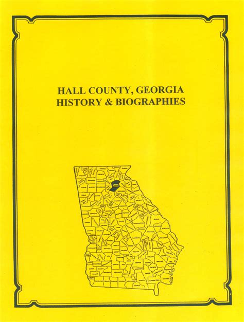 Hall County Georgia History And Biographies Mountain Press And