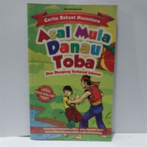 Jual Buku Cerita Asal Mula Danau Toba Full Color Shopee Indonesia