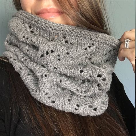KNITTING PATTERN - The MIRIAM // Classic Lace Cowl // Includes Written ...