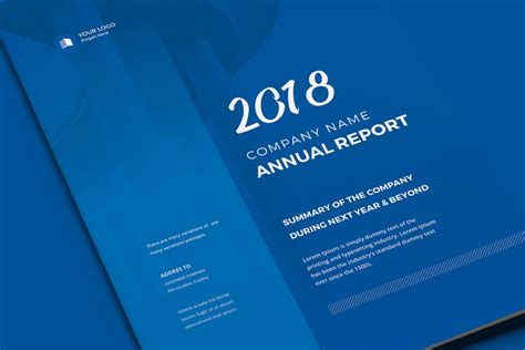 Annual Report Template On Behance