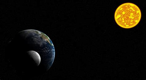 3840x2160 Resolution Moon Planet Earth And Sun Illustration Hd