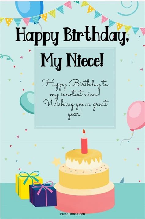 245 happy birthday niece wishes quotes and messages funzumo