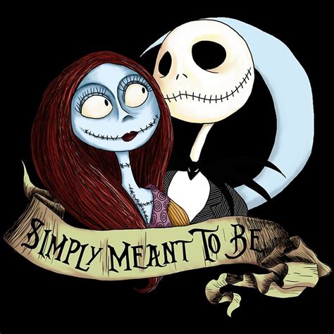 Jake And Sally Nightmare Before Christmas Love Posters By Cemeterydut