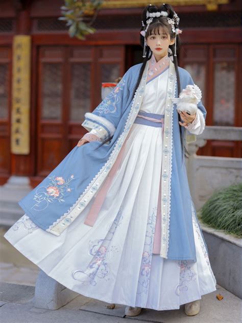 Song Dynasty Womens Hanfu Winter Cosplay Costumes Fashion Hanfu