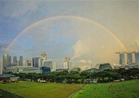 Rare Double Rainbow Spotted Again In Singapore Singapore