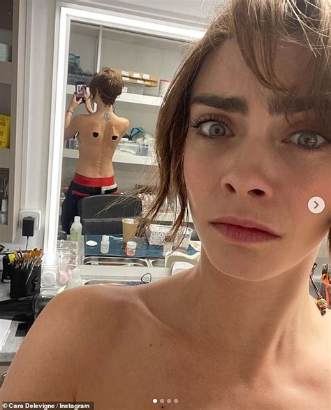 Cara Delevingne Flaunts Her Pert Posterior As She Teases The Second Series Of Carnival Row