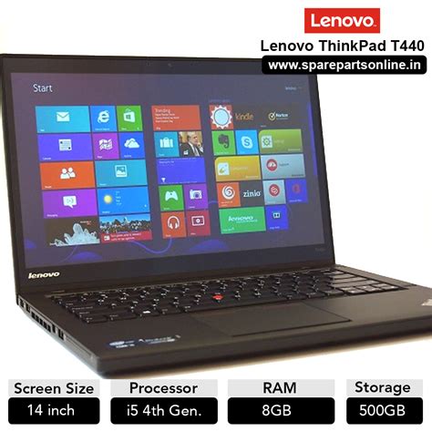 Lenovo Thinkpad T440 Used Laptop With 14 Inch Screen Core I5 4th Gen