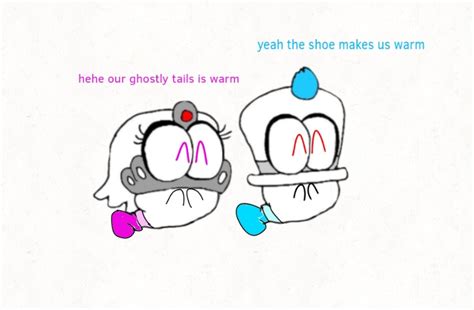 Cappy And Tiara Ghostly Tail Warmers Request By Starlasuperstar On