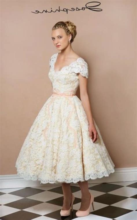 Tea Length Wedding Dress Plus Size Pluslookeu Collection