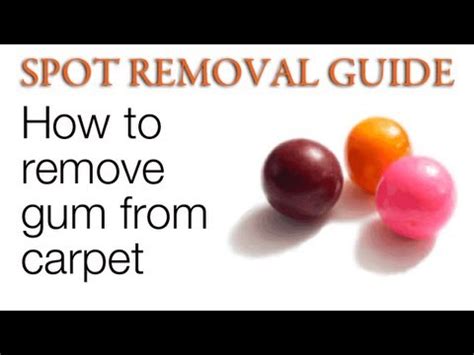 But it's undebatable that smeared gum on surfaces is annoying. How to Get Gum out of Carpet | Spot Removal Guide - YouTube