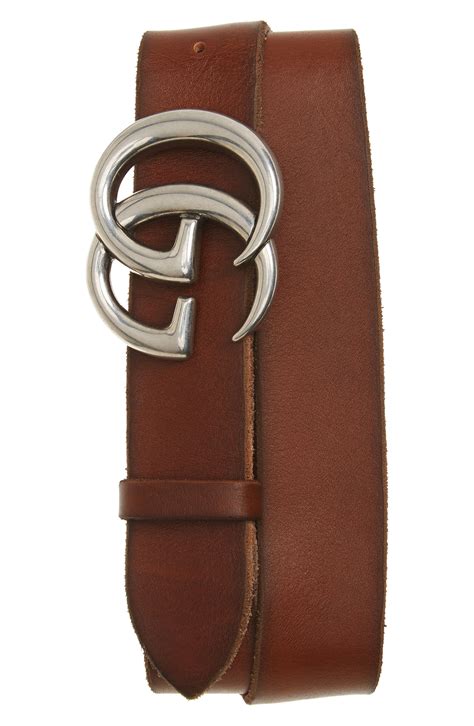 Lyst Gucci Distressed Leather Belt In Brown For Men