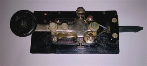 Morse Code Telegraph Tapper Key Military Telegraph Device Ebay