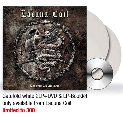 Lacuna Coil Live From The Apocalypse Limited Edition 2 Lp Dvd