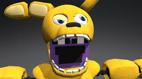 William Afton In Spring Bonnie Suit Download Free 3d Model By