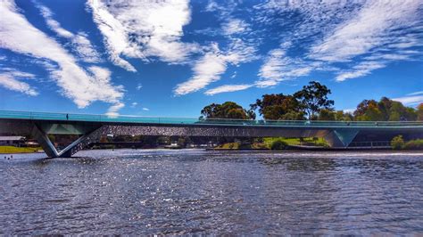 Riverbank Footbridge Looking Good This Afternoon Radelaide