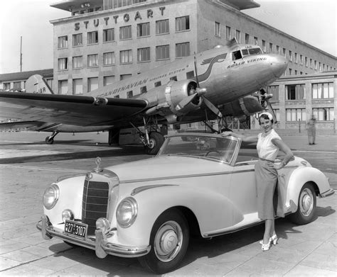 My Great Great Aunt With Her First Car In Stuttgard 1952 Oldschoolcool