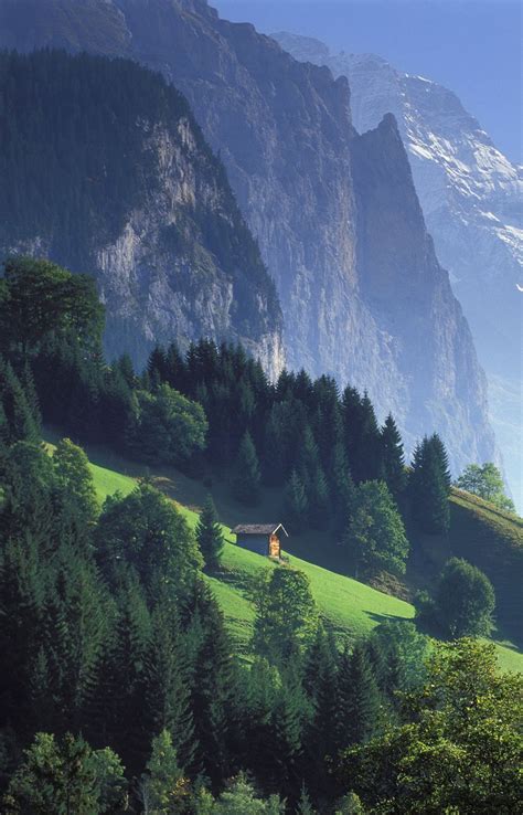 Alpine Hut Near Wengen In Lauterbrunnen Valley Places To