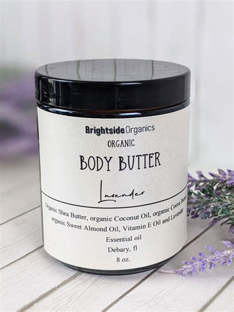 Organic Whipped Body Butter All Natural Body Butter Moisturizing