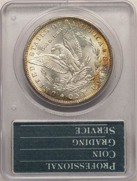 1899 O 1 Morgan Silver Dollar Coin Pcgs Ms64 Old Green Rattler