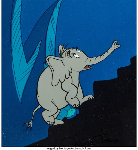 Dr Seuss Horton Hears A Who Horton The Elephant Production Cel Lot