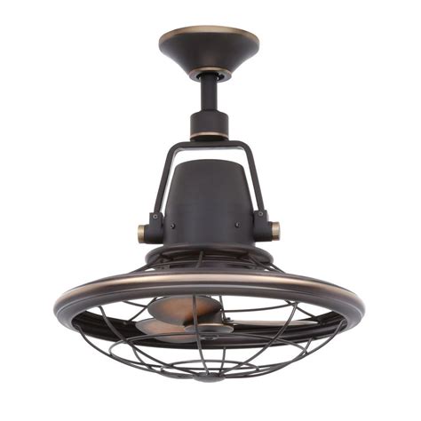 Made with great quality metal. Outdoor Oscillating Ceiling Fan with 3 Speed Wall Control ...