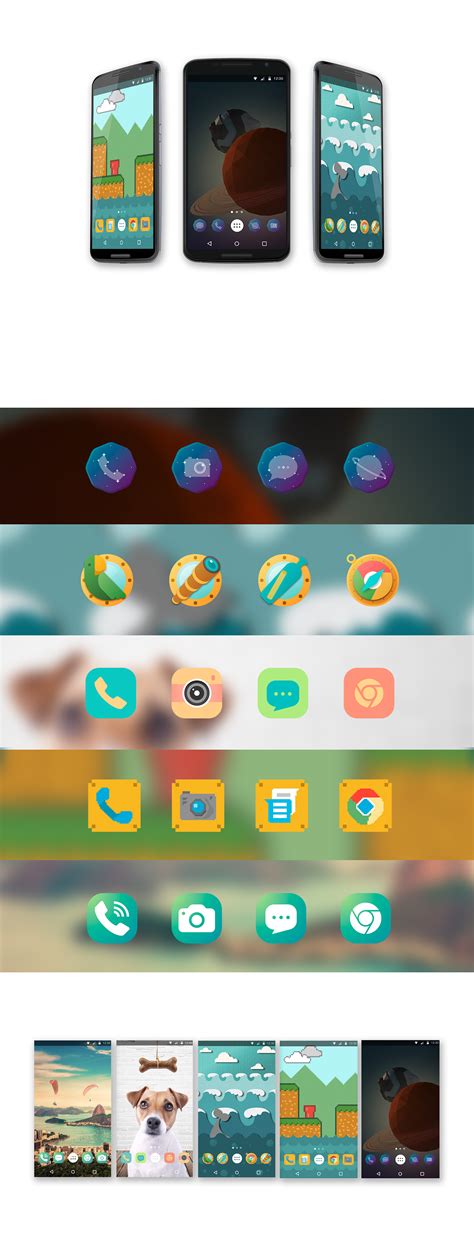 Background And Icon Design For Themebox An Android Launcher App Icon
