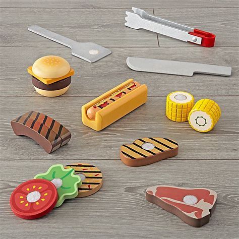 Melissa And Doug Grill And Serve Barbecue Set Plush Campfire Melissa