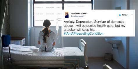 People Are Using The Hashtag Iamapreexistingcondition To Denounce The Gop Health Plan Allure
