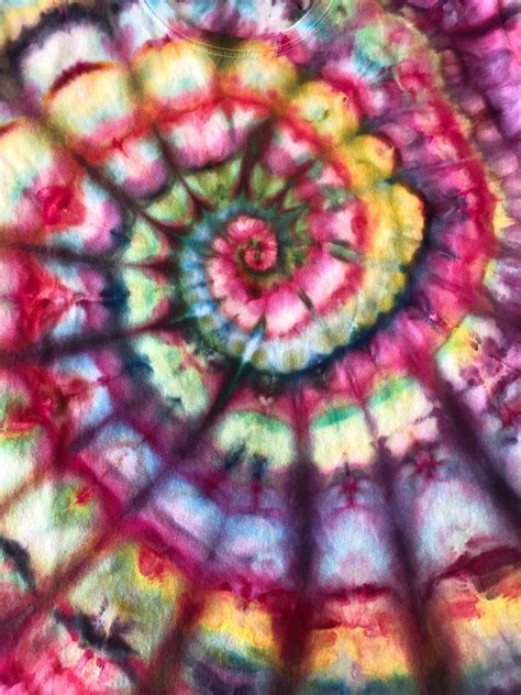 Womens Xl Spiral Tie Dye Etsy