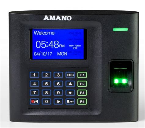 Amano Mtx 30 Fingerprint Time Clock 1 800 Timeclocks