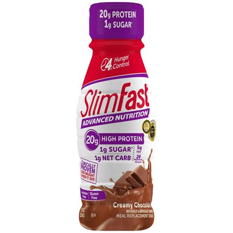 Slim Fast Advanced Nutrition Creamy Chocolate High Protein Shakes 11 Oz 15 Pk Ebay