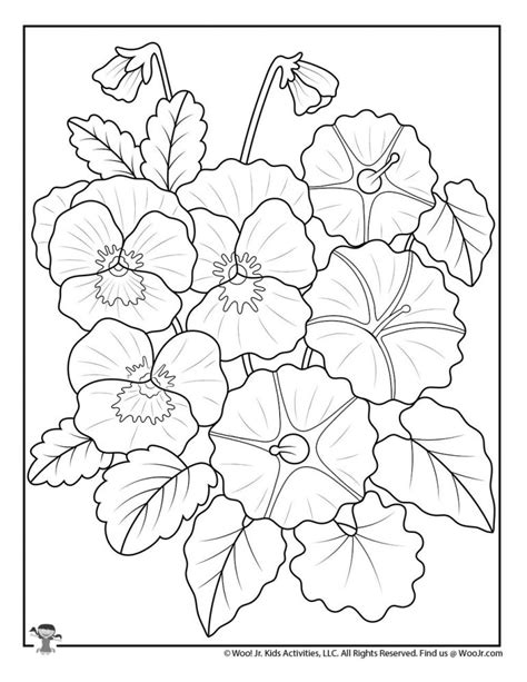 spring adult coloring pages woo jr kids activities childrens publishing
