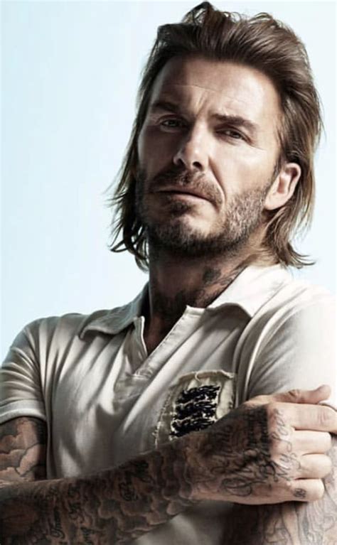Pin By David Beckham On David Beckham David Beckham Long Hair David