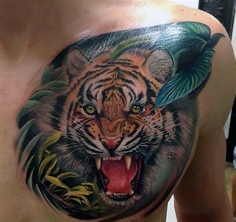 A tiger can't change its stripes, but you might be able to add some to your sleeve. 100 Tiger Tattoo Designs For Men - King Of Beasts And Jungle