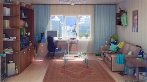 Anime Living Rooms 2d 1080p Wallpaper Hdwallpaper