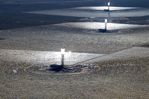 Mirrors In The Desert Photos Of The Ivanpah Solar Electric Generating