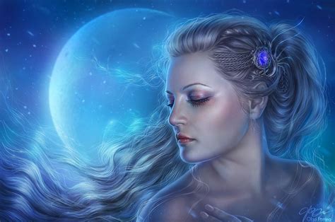 Wild Moon By Helga Hertz On Deviantart Fantasy Art Women