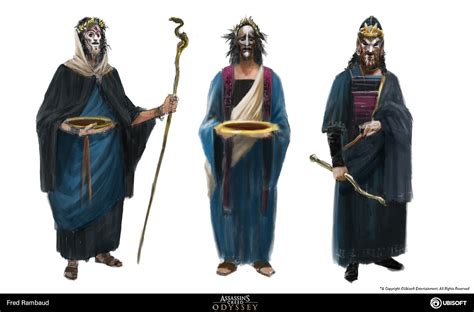 Artstation Npc Concept Art Assassin S Creed Odyssey Fred Rambaud In