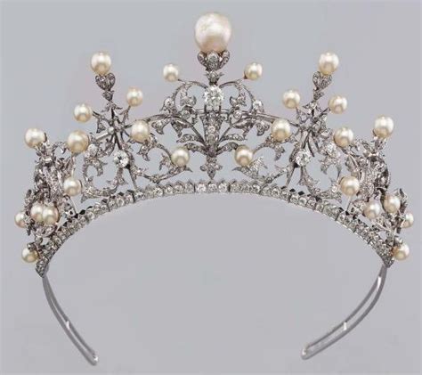 Marie Poutines Jewels And Royals Grand Pearl And Diamond Tiaras