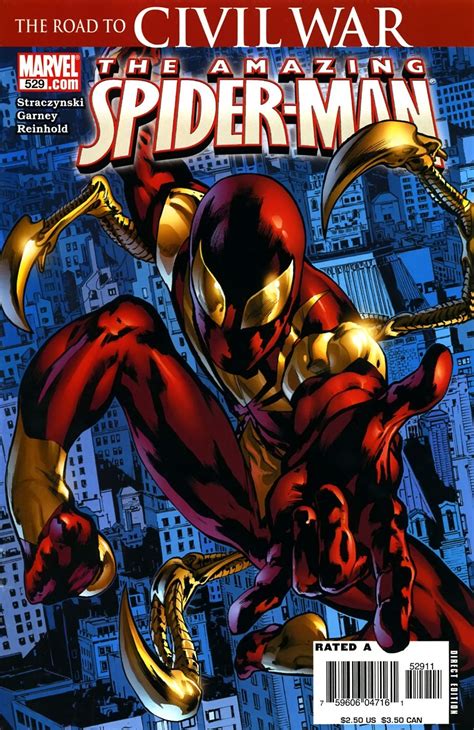 the amazing spider man 529 civil war marvel comics covers marvel comic books comic books art