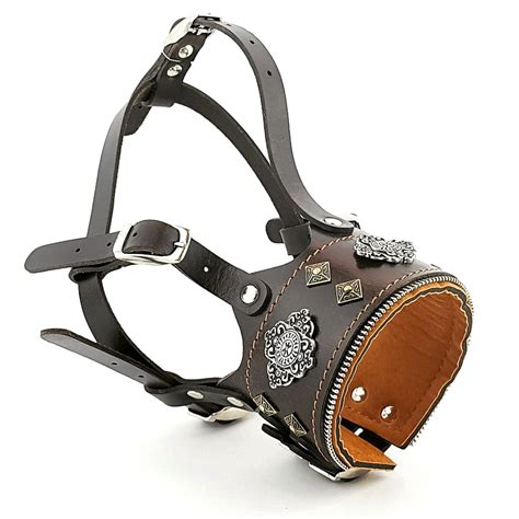 Custom Leather Dog Muzzle Ssi Championship Belts
