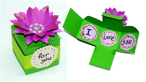 Diy Paper Crafts Idea How To Make Easy T Box Making T Box