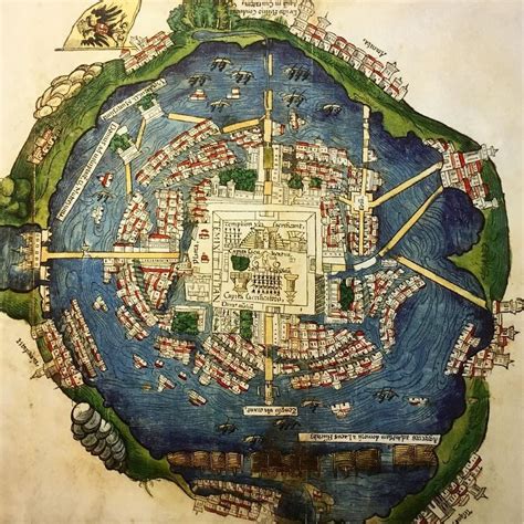 Tenochtitlan Aztec Map