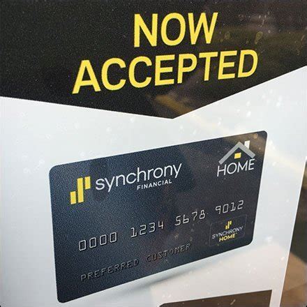With more than $140 billion in financed sales, our card programs offer the promotional financing that your customers are looking for. Now Welcoming Synchrony Credit Cards Decal - Fixtures Close Up