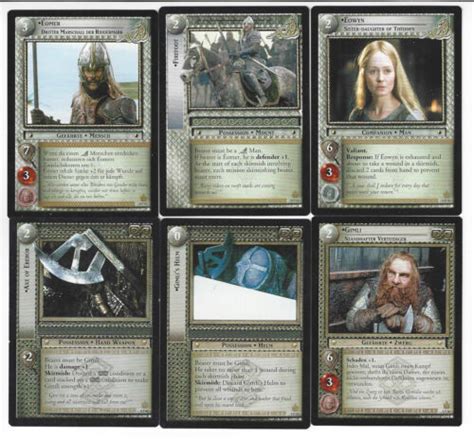 Ccg 48 Lord Of The Rings Hobbit De Countdown Collection Set 0p30 P47