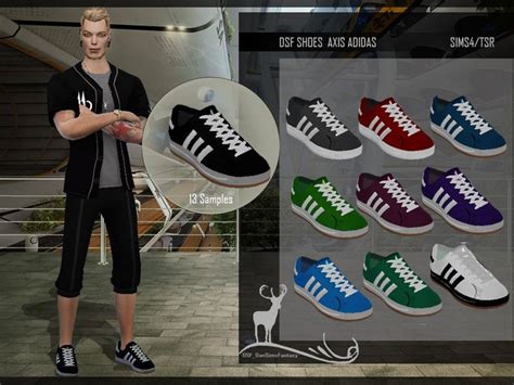 Dansimsfantasys Dsf Shoes Axis Adidas Adidas Shoes Mens Sims 4 Cc