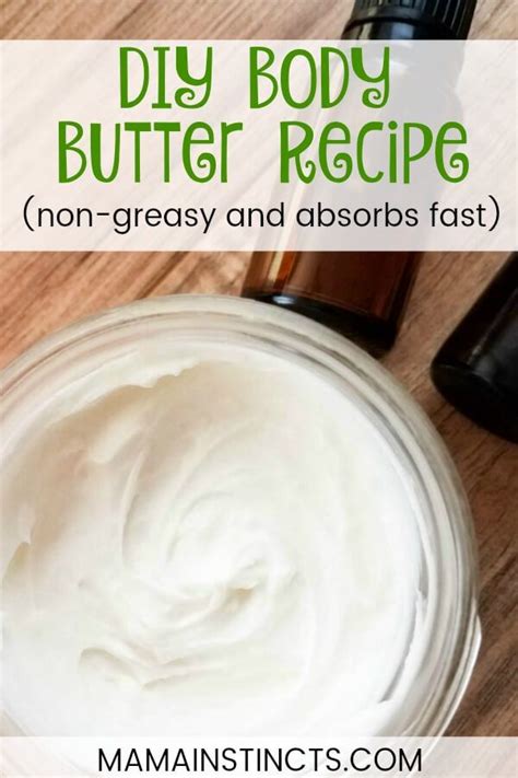 Diy Body Butter Recipe That Is Not Greasy And Absorbs Fast Diy Body
