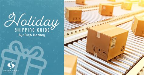 Holiday Shipping Guide